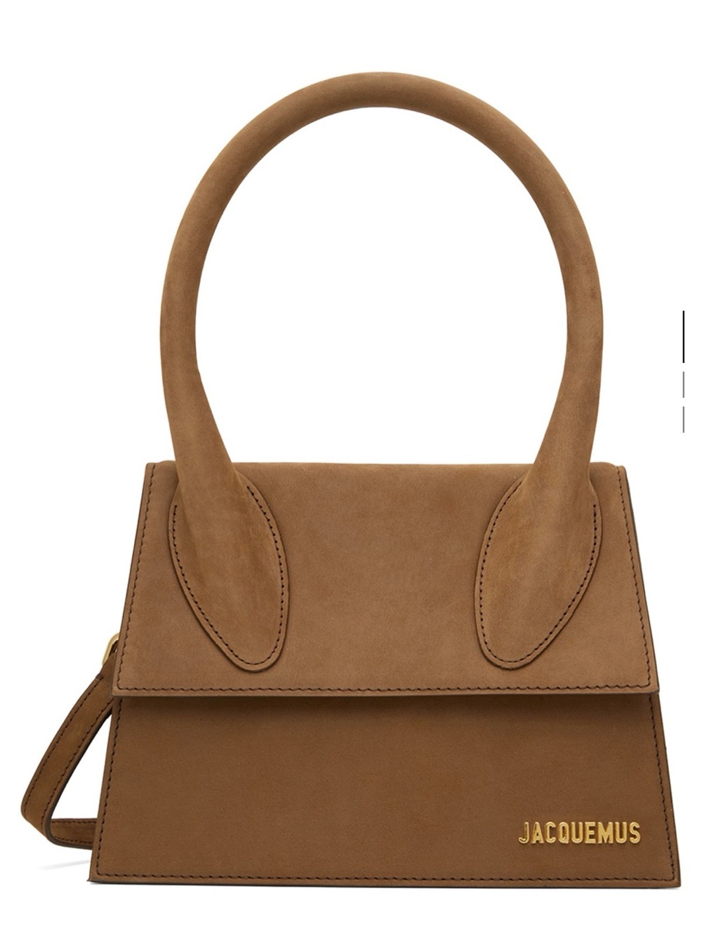 Jacquemus | Brown Le Papier “Le Grand Chiquito” Bag - Picture 2 of 10